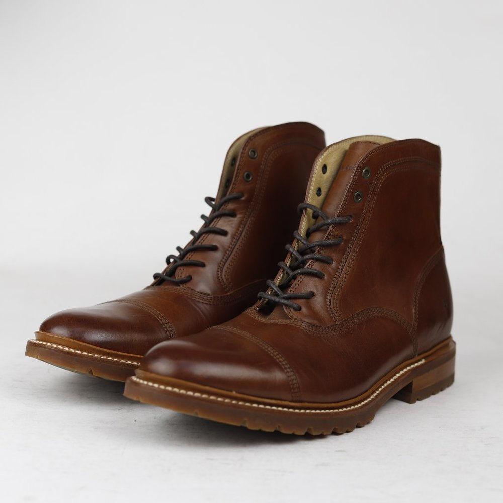 Frye James Ball Lug Men's Boot Redwood Size 9